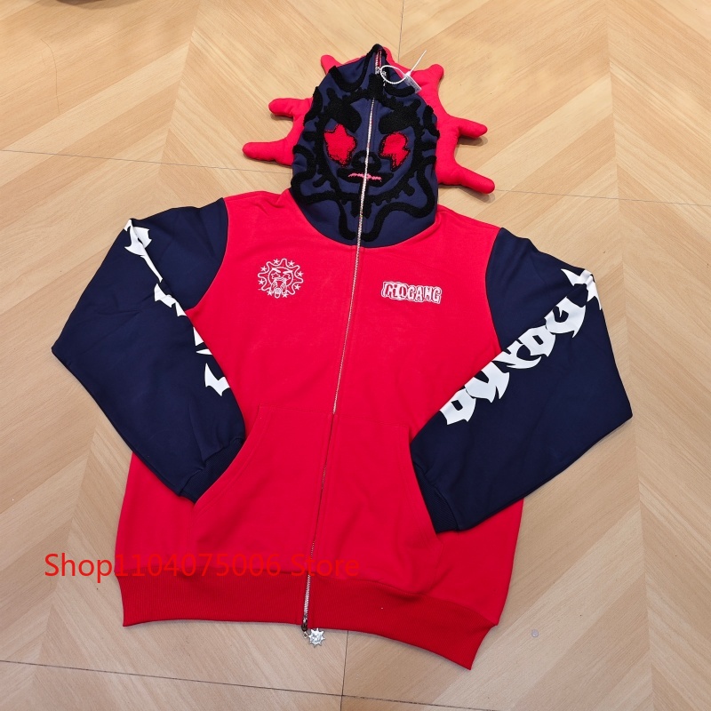 Street Fashion Logo Design - เสื้อฮู้ดดี้ยูนิเซ็กซ์ Glo Gang แฟชั่นสตรีท ปักโลโก้ หนานุ่ม