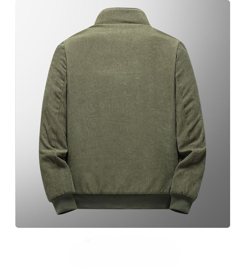 Street Fashion Asian Men - เสื้อแจ็คเก็ตโค้ทผู้ชายสไตล์เอเชีย คอไททัน กลุ่ม Gulf Furis สำหรับล่าสัตว์