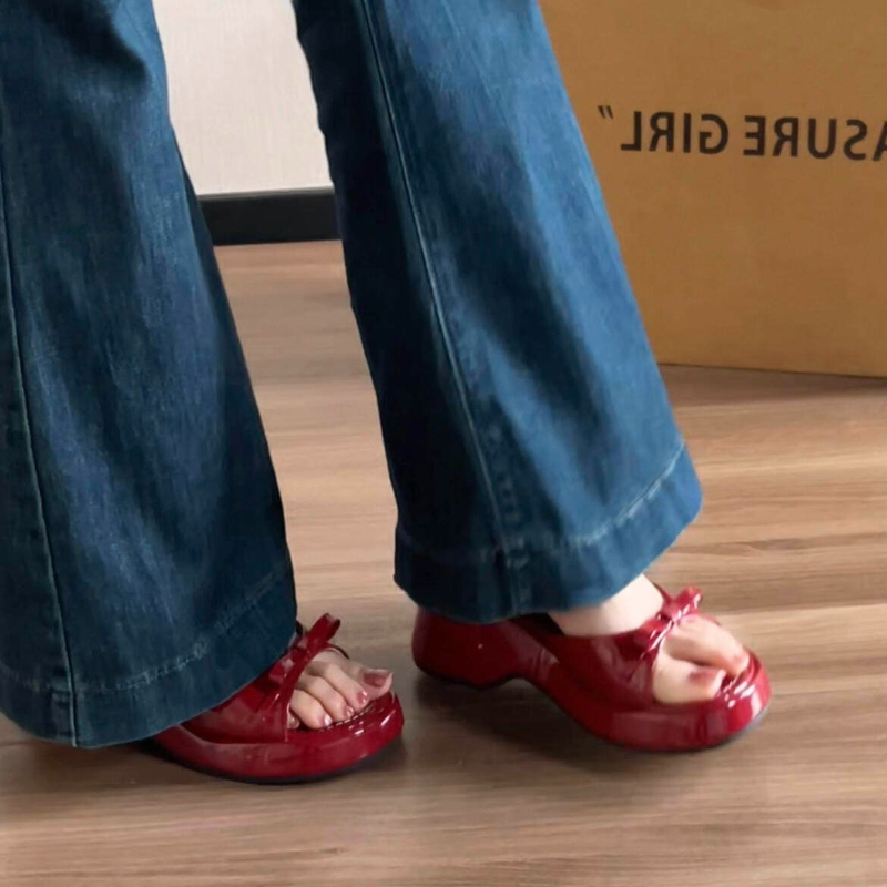 รองเท้าส้นเตารีดแฟชั่นฤดูร้อนส - Street Fashion Clothes บทวิจารณ์และราคา