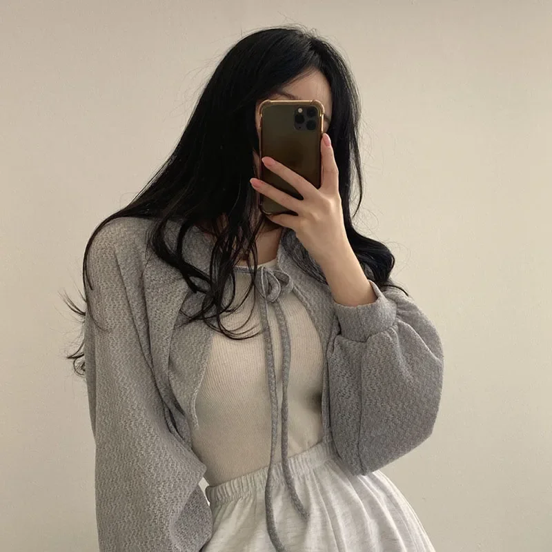 ฤดูร้อนผู้หญิงถักเสื้อสเวตเตอร - Korean Street Fashion Female บทวิจารณ์และราคา