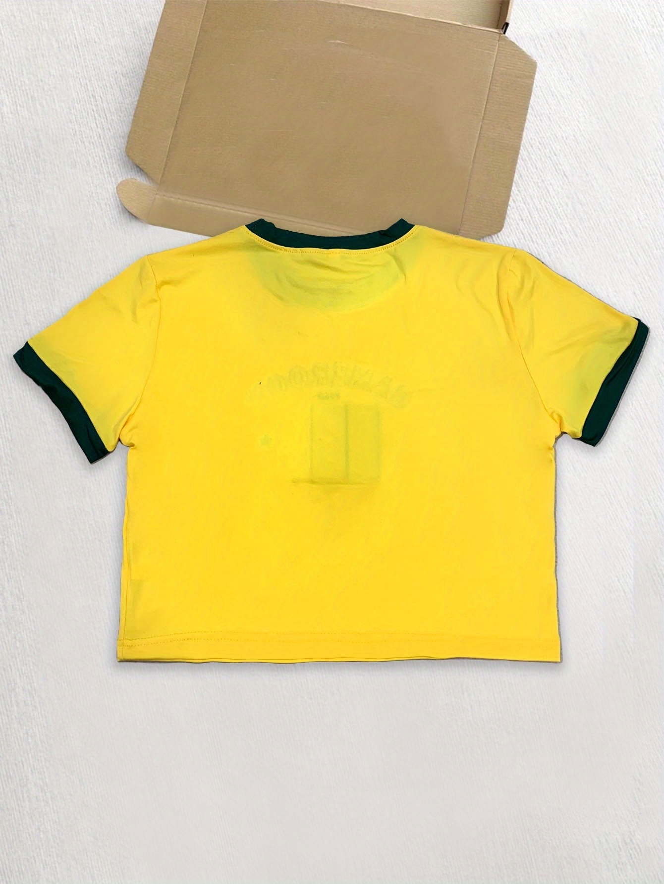 เสื้อครอปปักลายธงชาติแคเมอรูนส - Street Fashion Usa บทวิจารณ์และราคา