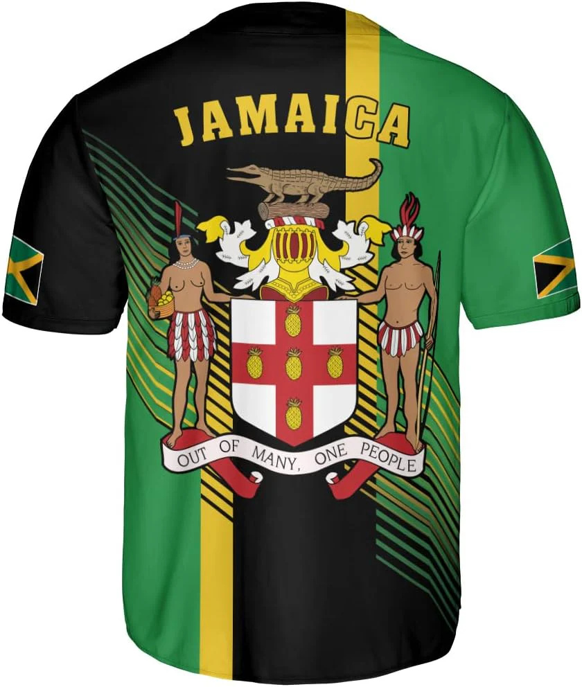ชื่อส่วนบุคคลจาเมกา ดีไซน์ลายพ - Street Fashion Jersey บทวิจารณ์และราคา