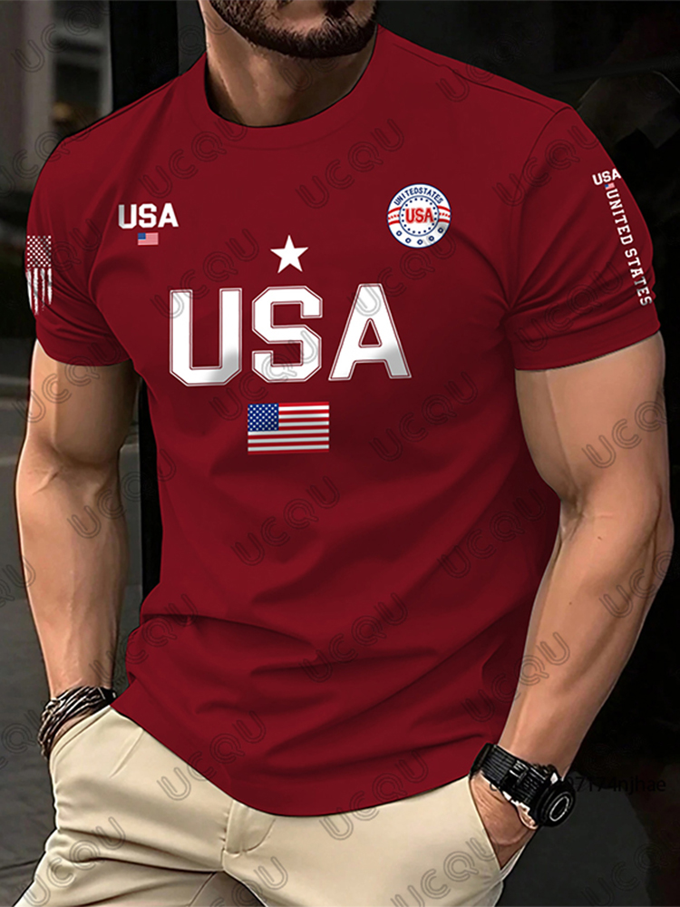 เสื้อยืดลายธงชาติสหรัฐอเมริกาใ - Street Fashion Usa บทวิจารณ์และราคา