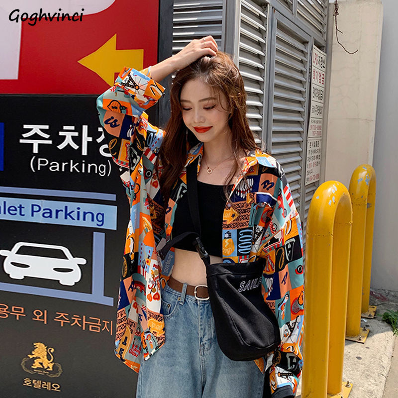 เสื้อผู้หญิงฤดูใบไม้ผลิพิมพ์บา - Korean Street Fashion Female บทวิจารณ์และราคา