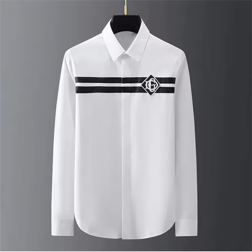 Luxury Basic เสื้อผู้ชายแขนยาว - Street Fashion Shanghai บทวิจารณ์และราคา