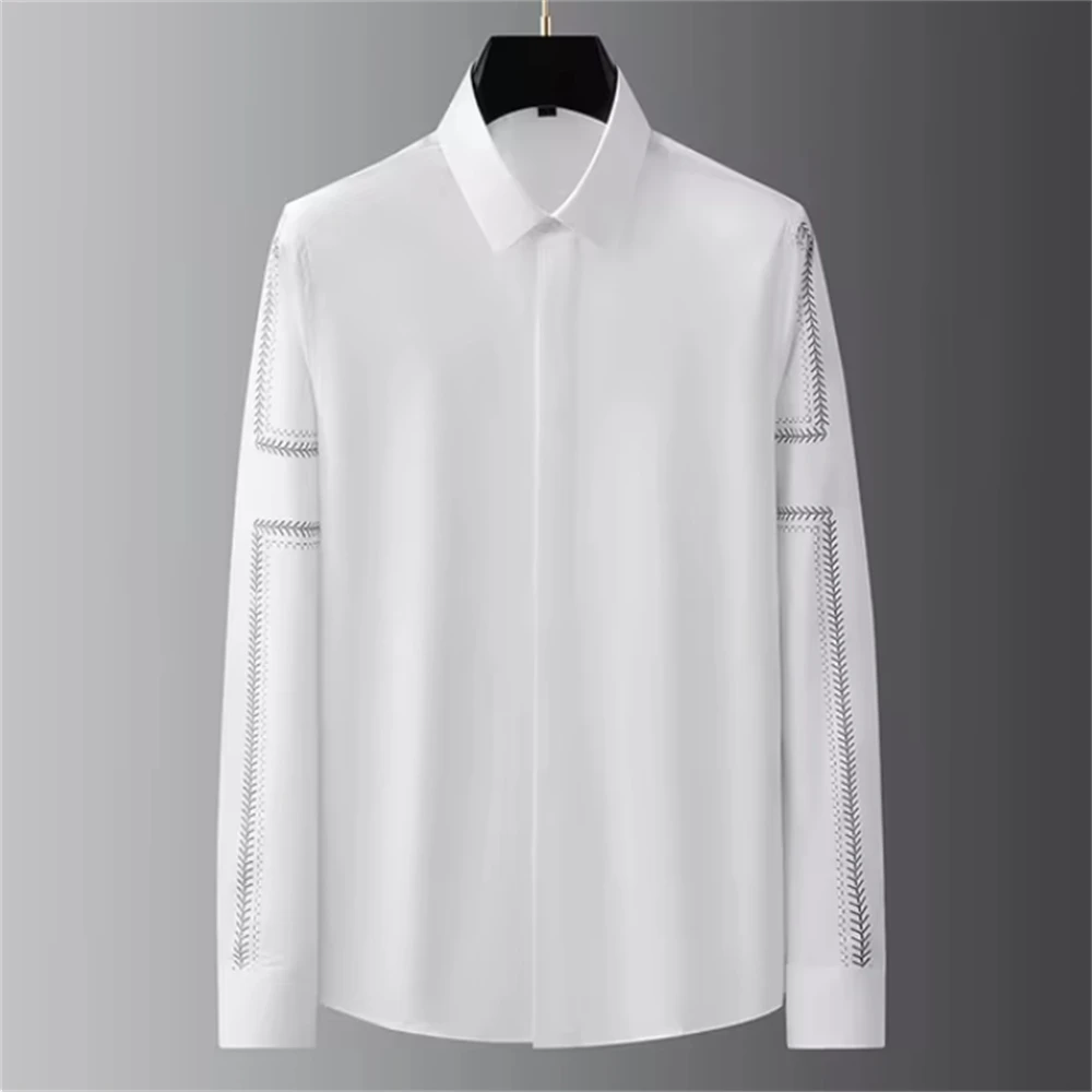 Luxury Basic เสื้อผู้ชายแขนยาว - Street Fashion Shanghai บทวิจารณ์และราคา