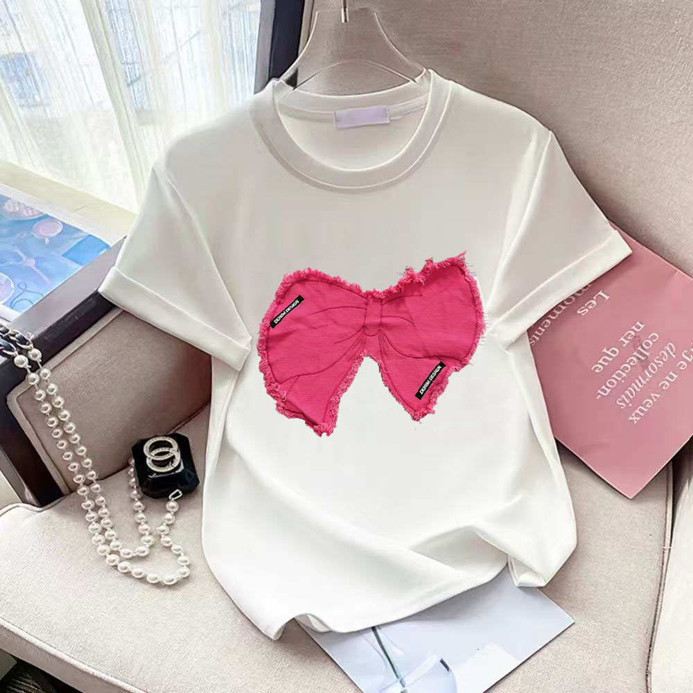 เสื้อยืดแขนสั้นคอโอ ผ้าเดนิมสี - Street Fashion Shanghai บทวิจารณ์และราคา