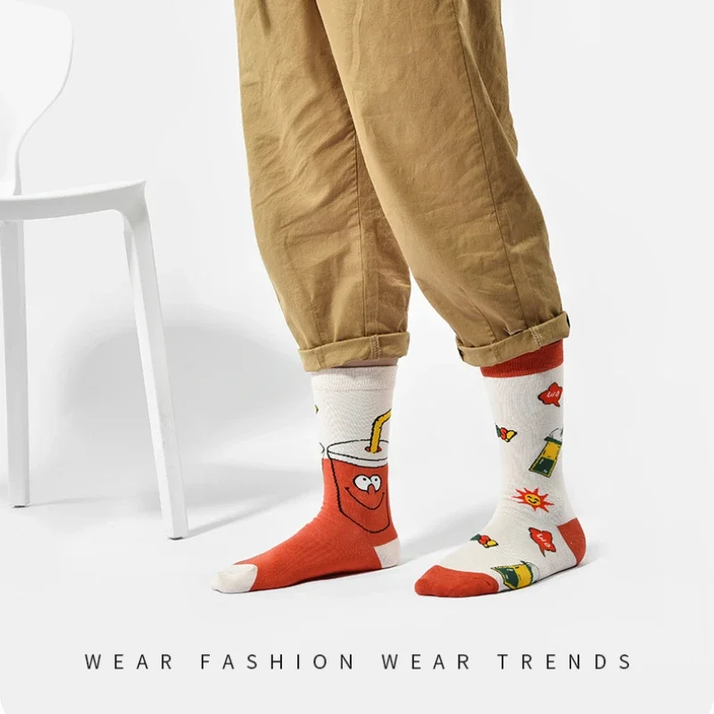ถุงเท้าแฟชั่น AB Face สำหรับผู - Street Fashion Youtube บทวิจารณ์และราคา