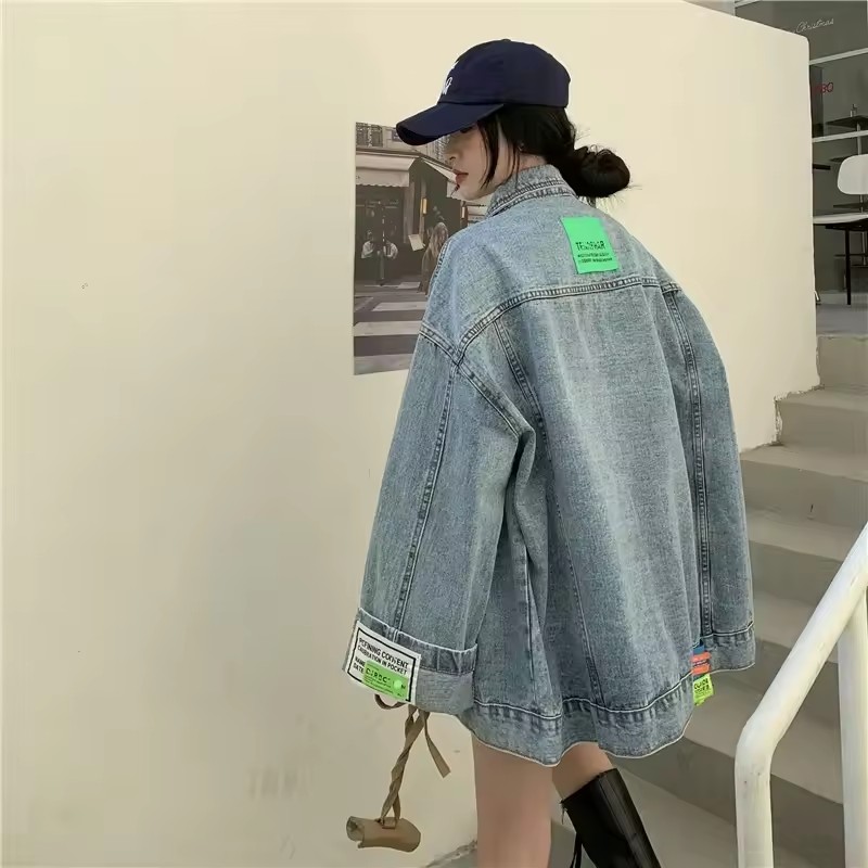 2025 ใหม่แฟชั่น DENIM แจ็คเก็ต - Korean Street Fashion Female บทวิจารณ์และราคา