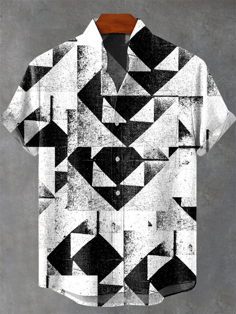 ผู้ชายใหม่เสื้อแขนสั้น 3D รูปแ - Street Fashion Shanghai บทวิจารณ์และราคา