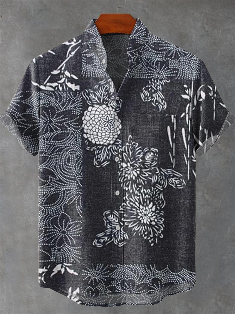 ผู้ชายใหม่เสื้อแขนสั้น 3D รูปแ - Street Fashion Shanghai บทวิจารณ์และราคา
