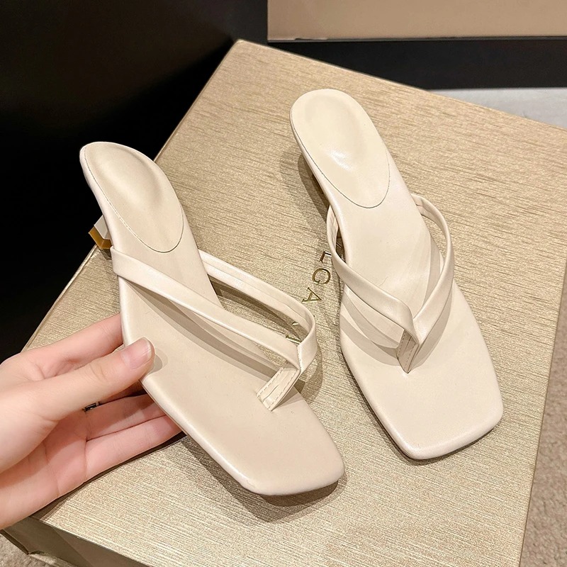 รองเท้าแตะแบบหนีบสำหรับผู้หญิง - Street Fashion Clothes บทวิจารณ์และราคา