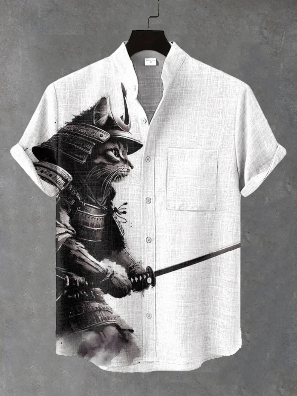 เสื้อเชิ้ตแขนสั้นผ้าลินินสำหรั - Street Fashion Shanghai บทวิจารณ์และราคา
