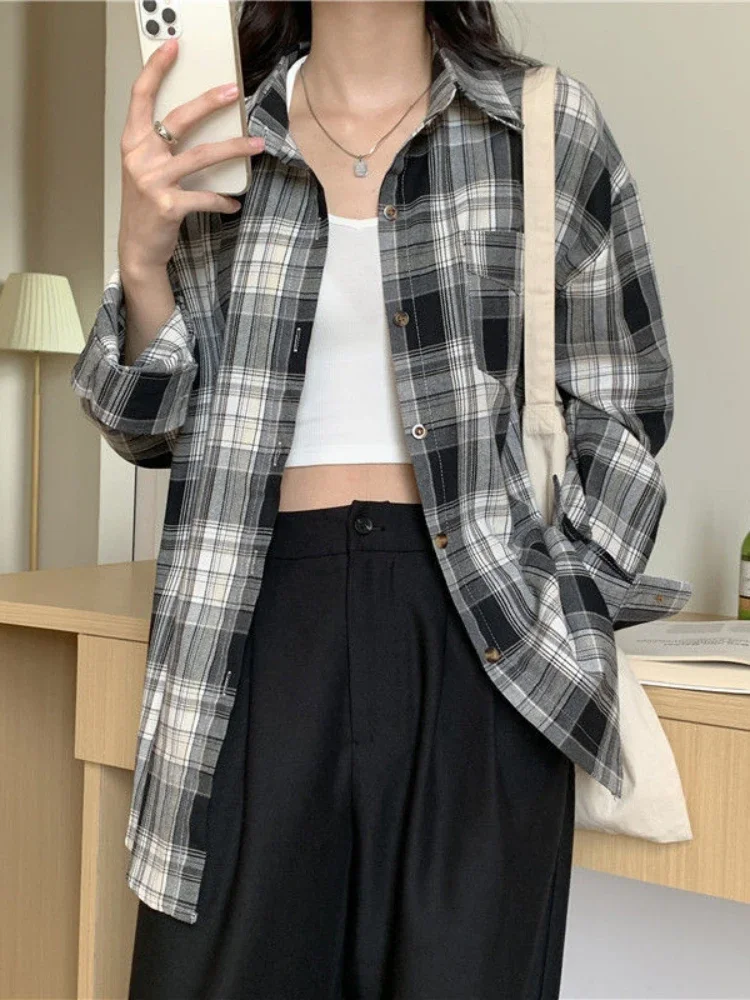 ลําลองแขนยาวเสื้อฤดูใบไม้ร่วงเ - Korean Street Fashion Female บทวิจารณ์และราคา