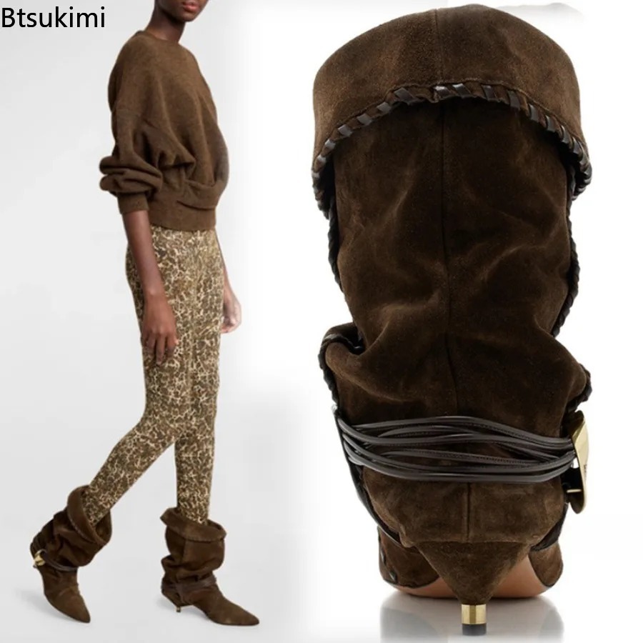 รองเท้าบูทสั้นส้นเตี้ยสำหรับผู - Street Fashion Style Youtube บทวิจารณ์และราคา