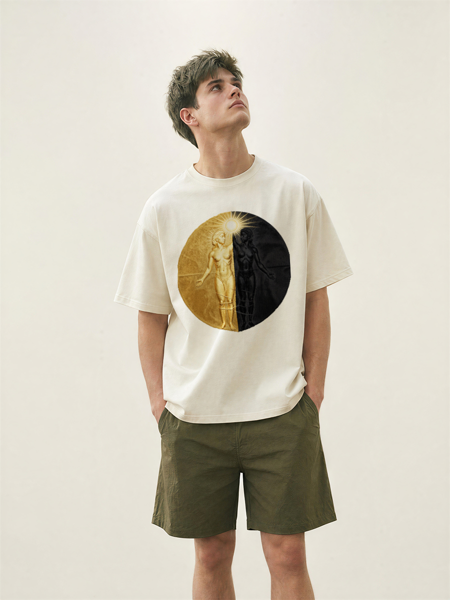 เสื้อยืดผู้ชายลายพิมพ์ต้นไผ่ ด - Street Fashion Asian Men บทวิจารณ์และราคา