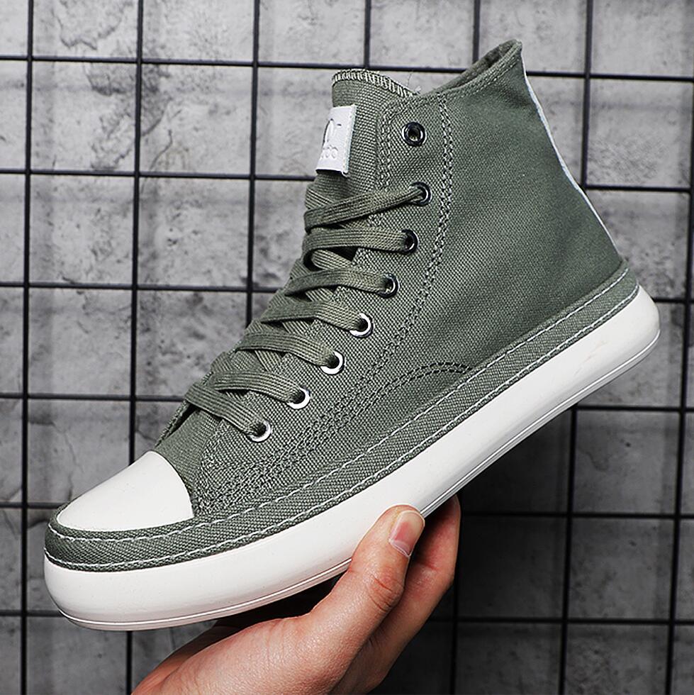รองเท้าผ้าใบหุ้มข้อสูงสำหรับผู - Street Fashion Brand บทวิจารณ์และราคา