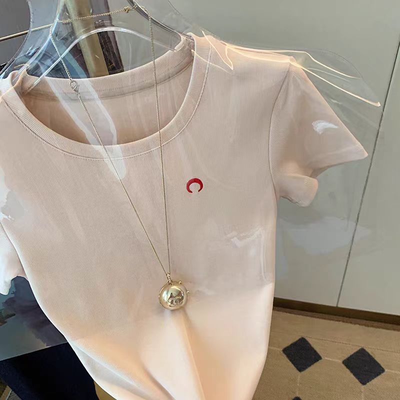 เสื้อยืดผู้หญิงสีพื้นสไตล์เกาห - Korean Street Fashion Female บทวิจารณ์และราคา