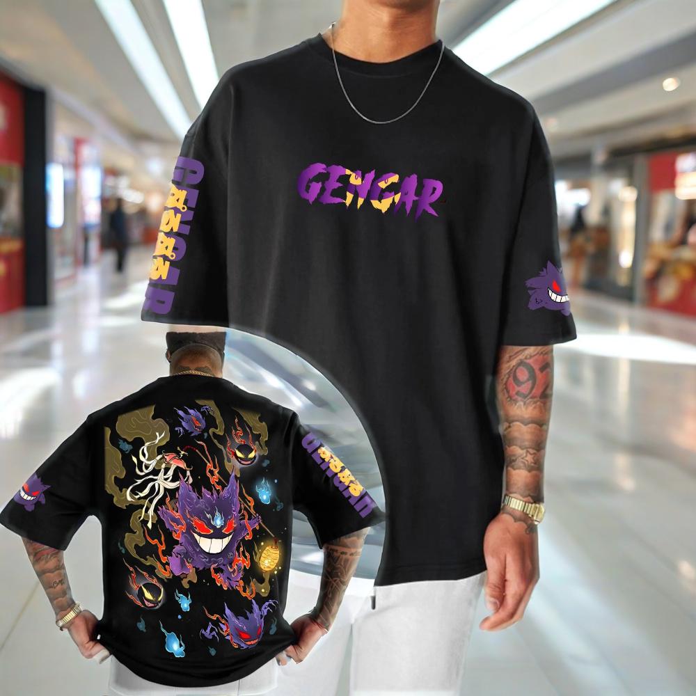 เสื้อยืดลายการ์ตูนโปเกมอน เก็น - Street Fashion Brand บทวิจารณ์และราคา