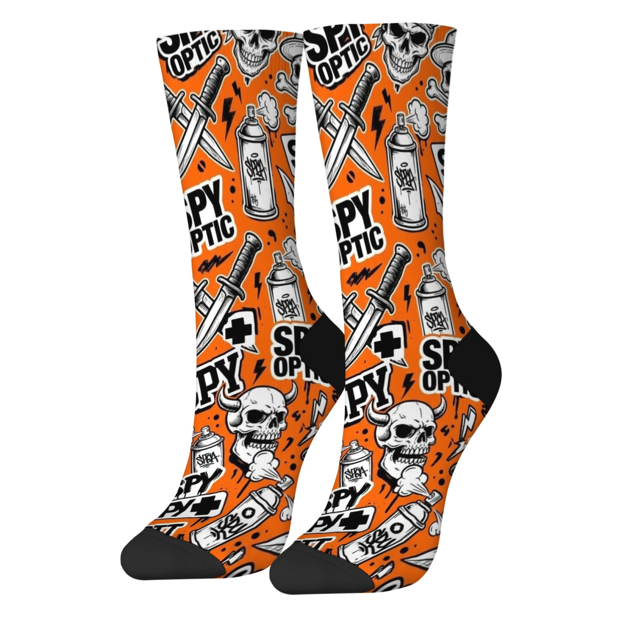 ถุงเท้าสไตล์ฮาราจูกุลายการ์ตูน - Street Fashion Style Youtube บทวิจารณ์และราคา