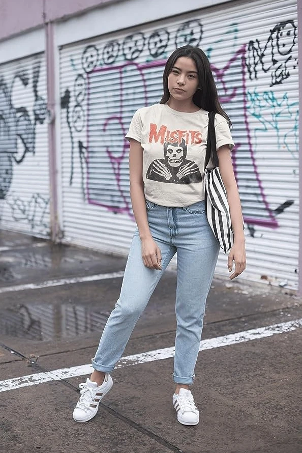 เสื้อยืดแฟชั่นแนวพังค์ลายกะโหล - Street Fashion Jersey บทวิจารณ์และราคา