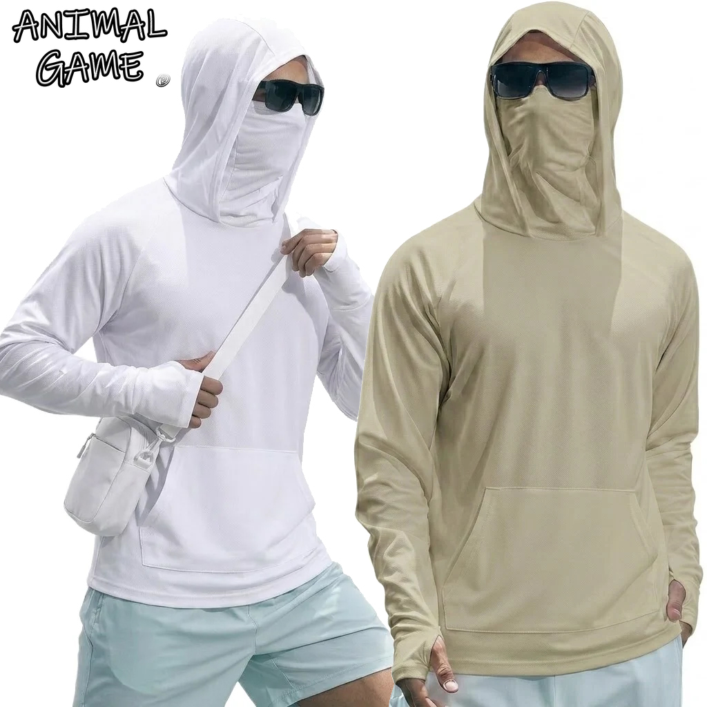 เสื้อยืดแขนยาวผู้ชาย UPF50+ สำ - Street Fashion Game บทวิจารณ์และราคา