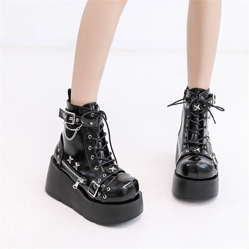 ใหม่เอี่ยมสุภาพสตรี Goth ข้อเท - Street Fashion Brand บทวิจารณ์และราคา